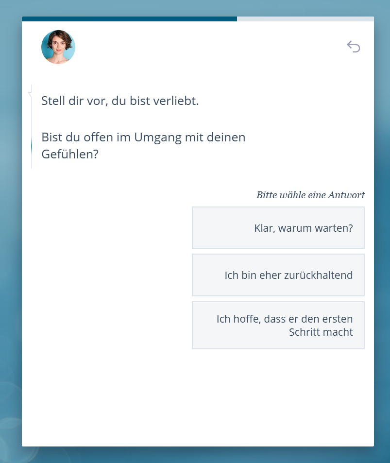eDarling Persönlichkeitstest 2